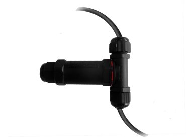 Century Italia - T-förmige wasserdichte Kabelbox 1 in / 2 out - Ø 3 x 11 x 9,5 cm - IP68