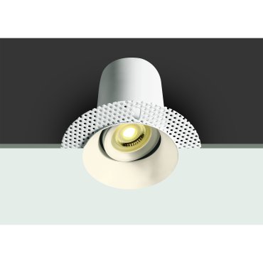 ONE Light Fire Rated GU10 Range - Einbaustrahler - Ø 125 mm, Ø 85 mm Einbaugröße - weiß