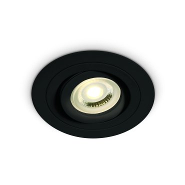 ONE Light - Einbaustrahler - Ø 92 mm, Ø 80 mm Einbaugröße - schwarz