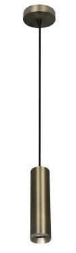 Artdelight Milano – pendelleuchte – Ø 6,6 x 250 cm – antikbronze