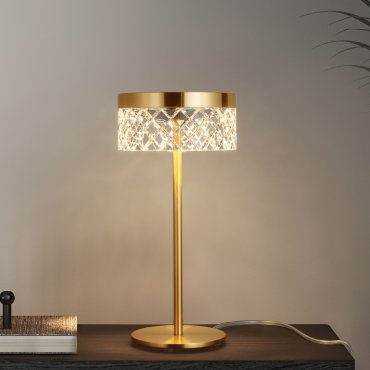 Nova Luce Bion - Tischleuchte - Ø 14,8 x 30 cm- 6W LED inkl. - messing gold