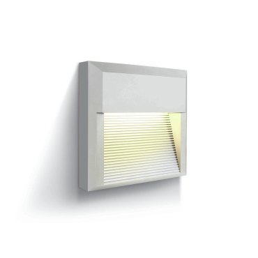 ONE Light Outdoor Dark Lights - Außenwandleuchte - 19,7 x 5,2 x 19,7 cm - 8W LED inkl - IP65 - weiß