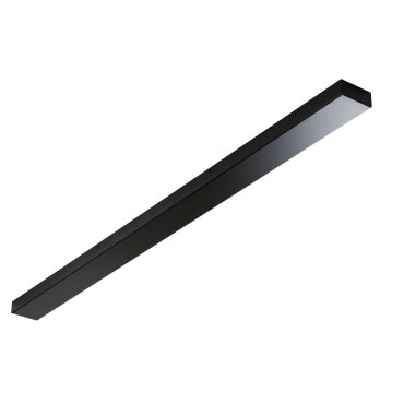 Perluci - Deckenplatte für 5 Lichtpunkte - 140 x 9 x 2,5 cm - schwarz