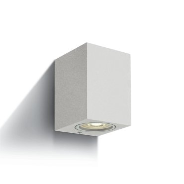 ONE Light GU10 Outdoor Cube Lights - Außenwandleuchten - 7 x 7,7 x 10 cm - IP65 - weiß