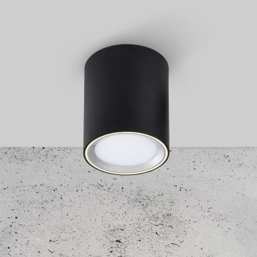 Nordlux Fallon Long - Aufbaustrahler 1L - Ø 10 cm - 4 Stufen Moodmaker-Funktion - 5,5W dimmbare LED inkl. - schwarz