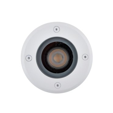 Leuchtenkönig Hades - runder Bodenspot für den Außenbereich - Ø 110 mm, Ø100 mm versenkt - IP67 - weiß