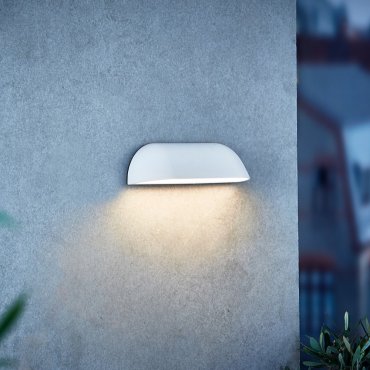 Nordlux Front - Außenwandleuchte - 26 x 6,8 cm - 8W LED inkl - IP44 - weiß