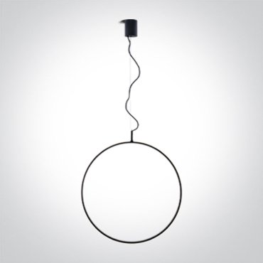 ONE Light Dekorativ - Pendelleuchte - Ø 60 x 150 cm - 30W dimmbare LED inkl - schwarz