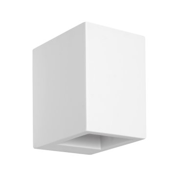 Nova Luce Sandro - Wandleuchte - 12 x 10 x 15 cm - weißer Gips