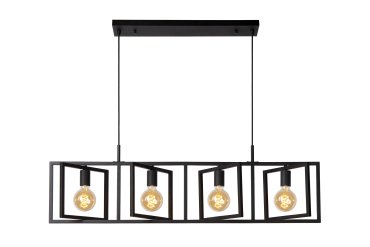 Leuchtenkönig Apollo - Pendelleuchte - 112 x 7 x 165 cm - schwarz