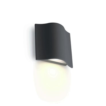ONE Light Roof Tile - Außenwandleuchte - 12 x 5 x 12 cm - 6W LED inkl. - IP54 - anthrazit