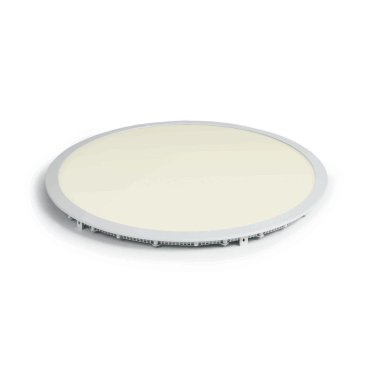 ONE Light Round Recessed Panels Die Cast - Deckenleuchte - Ø 60 x 2 cm - 48W LED inkl. - weiß - warmweiße Lichtfarbe