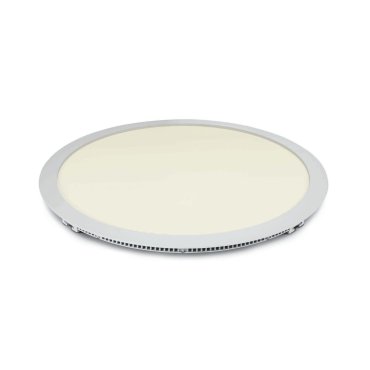ONE Light Round Recessed Panels Die Cast - Deckenleuchte - Ø 42 x 2 cm - 40W LED inkl. - IP40 - weiß - weiße Lichtfarbe