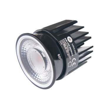 Maxlight Bellatrix - LED-Lichtmodul - Ø 5 x 5 cm - 9W dimmbare LED inkl. - IP54 - schwarz