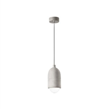 Nova Luce Alanzo - Pendelleuchte - Ø 10 x 120 cm - grau