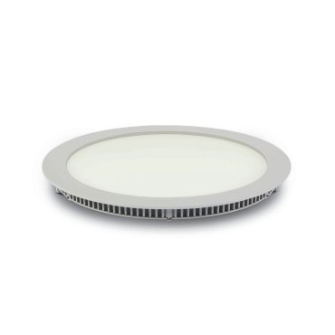 ONE Light Round Recessed Panels Die Cast - Deckeneinbauleuchten - Ø 29,5 x 2,2 cm - 30W LED inkl. - IP40 - weiß - warmweiße Lichtfarbe