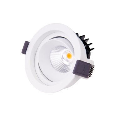 Maxlight Hiden - Einbaustrahler - Ø 95 mm, Ø 90 mm Einbaumaß - inkl. 10W LED - weiß