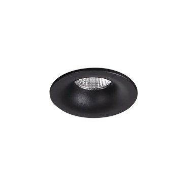 Maxlight Yuca Fixed - Einbaustrahler - Ø 47 mm, Ø 42 mm Einbaumaß - inkl. 3W LED - schwarz