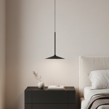 Maxlight Hana - Hängeleuchte - Ø 17,5 x 150 cm - 6W LED inkl. - schwarz