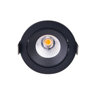 Maxlight Cyklop - Einbaustrahler - Ø 90 mm, Ø 80 mm Einbaumaß - 12W LED inkl. - IP65 - schwarz