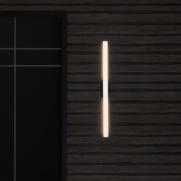 Nova Luce Aneth - Außenwandleuchte - 5,3 x 104 x 9 cm - 20W LED inkl. - IP65 - Sand Weiß