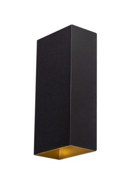 ETH David - wandleuchte - 11,7 x 7,7 x 24,3 cm - schwarz und gold