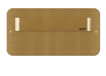 Skoff Salsa Max Short - Wandeinbauleuchte - 73 x 143 mm - 1.8W LED inkl - 10V - gold - 4000K
