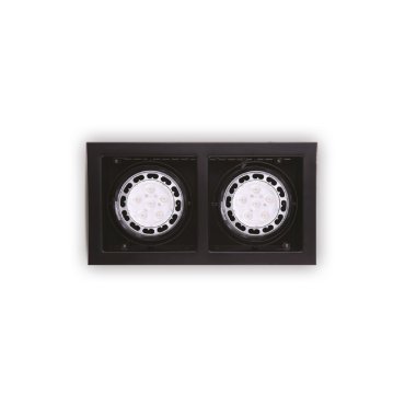 Maxlight Matrix II - Einbaustrahler - 345 x 185 mm, 315 x 150 mm Einbaumaß - schwarz