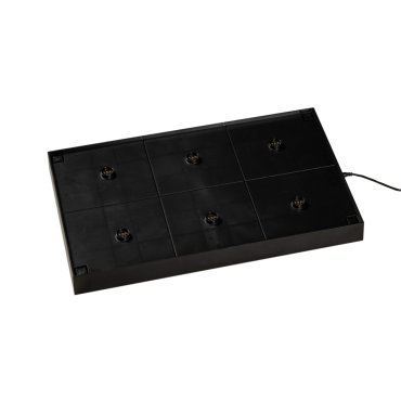 Konstsmide - Mehrfach-Ladestation - 47 x 29 x 4 cm - 45W - schwarz