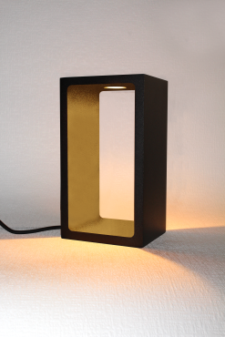 Artdelight Corridor - tischlampe - 18,2 x 10 x 8 cm - 3-Stufen-Dimmer - 6W LED inkl. - IP40 - schwarz