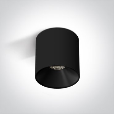 ONE Light Wall &amp; Ceiling LED - Aufbaustrahler 1L - Ø 8 x 8,5 cm - 10W LED inkl. - schwarz