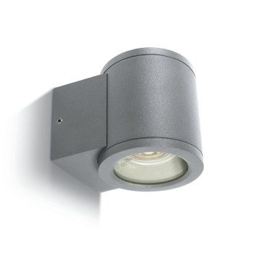 ONE Light GU10 Outdoor - Außenwandleuchte - 8 x 9 cm - IP54 - grau