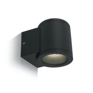 ONE Light GU10 Outdoor - Außenwandleuchte - 8 x 9 cm - IP54 - schwarz