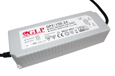 GLP LED-Treiber - 24Vdc/230V - IP67 - 150W - nicht dimmbar