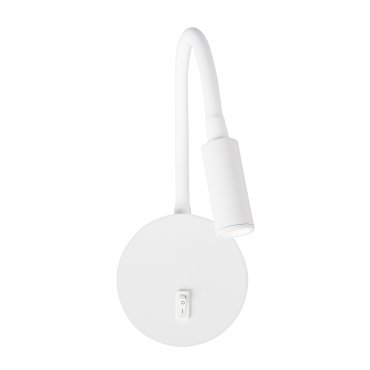 Nova Luce Jaco - Nachttischlampe - 10 x 3 x 44 cm - 3W LED inkl. - weiß
