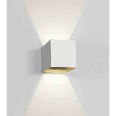 ONE Light Outdoor Wall Dark Lights - Außenwandleuchte - 11,1 x 9,5 x 11 cm - 2 x 3W LED inkl. - IP54 - schwarz