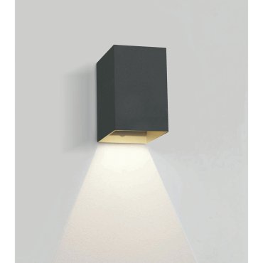 ONE Light Outdoor Wall Dark Lights - Außenwandleuchte - 9 x 6,8 x 10,7 cm - 3W LED inkl - IP54 - anthrazit