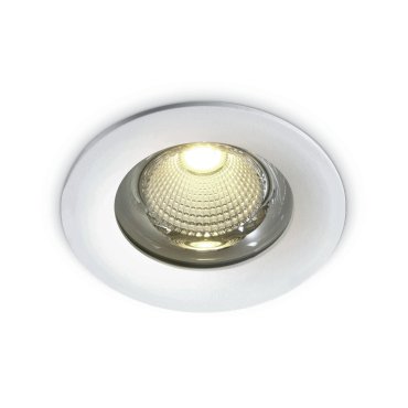 ONE Light Outdoor/Bathroom Range - Einbaustrahler - Ø 110 mm, Ø 100 mm Einbaumaß - 15W LED inkl. - IP65 - weiß - Lichtfarbe warmweiß