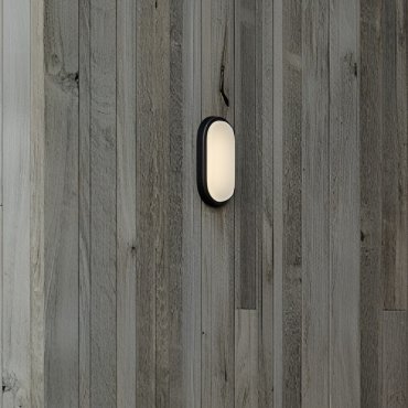 Nordlux Cuba Outdoor Energy Oval - Wand- und Deckenleuchte - 20,5 x 10 x 4,3 cm - 6,5W LED inkl. - IP54 - schwarz