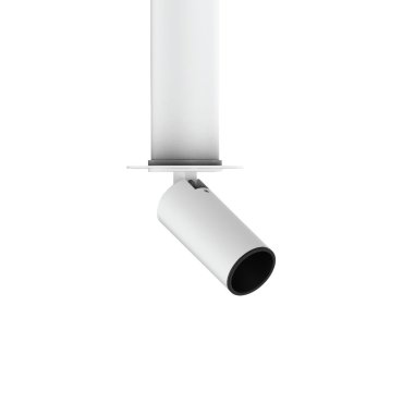 VK Lighting Coko - rahmenloser Aufbauspot mit Einbaurahmen - Ø 3,5 x 7,3 cm - Ø 50 mm Einbaugröße - 6W LED inkl. - weiß