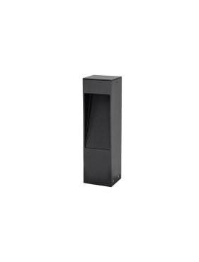 Nova Luce Maddi - gartenpfosten - 8,5 x 30 x 7,5 cm - 7W LED inkl. - IP65 - Sand schwarz