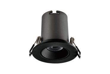Integral Lux Hi-Brite 60 Einbaustrahler - Ø 70 mm, Ø 60 mm Einbaugröße - inkl. 9W LED - schwarz
