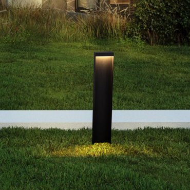Nova Luce Alley - Gartenleuchte - 14 x 75 x 8 cm - 8W LED inkl. - IP65 - dunkel anthrazit