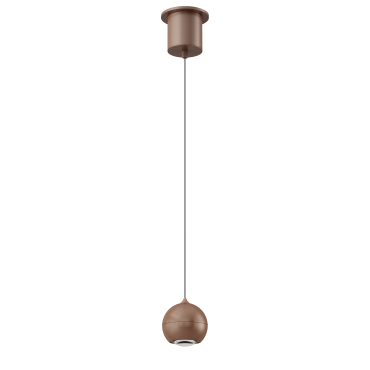 Artdelight Miami - pendelleuchte - Ø 10 x 218 cm - 10,8W dimmbares LED inkl. - gebürstetes bronze