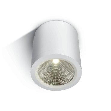 ONE Light COB Outdoor Ceiling Cylinders - Außen-Deckenleuchte - Ø 9 x 10 cm - 10W LED inkl. - IP54 - weiß