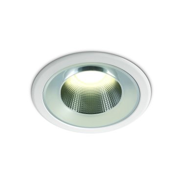 ONE Light Dark Light Project Range - Einbaustrahler - Ø 115 mm, Ø 95 mm Einbaumaß - 10W LED inkl. - IP54 - weiß - weiße Lichtfarbe