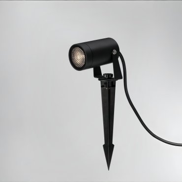 Nova Luce Destry – Bodenspot auf Spike - Ø 5,5 x 30 cm - IP54 - dunkel anthrazit
