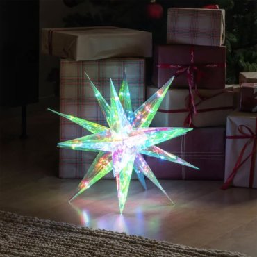 Konstsmide Diamantstern - Tischlampe - 54 x 54 x 54 cm - mehrfarbig