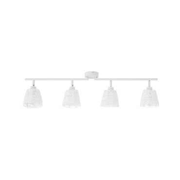 Nova Luce Sion - Aufbaustrahler 4L - 81 x 11 x 20 cm - sandweiß