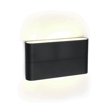 ONE Light Outdoor Slim Range - Außenwandleuchte - 17,5 x 9 x 2,8 cm - 2 x 6W LED inkl. - IP54 - anthrazit
